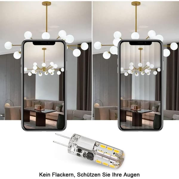G4 LED-lampor 2W 180LM Varmvit 3000K AC/DC 12V Motsvarar 20W Halogen Ej Dimbar 10-pack