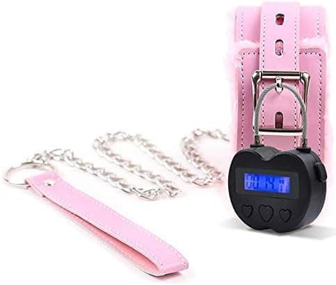 Timerhänglås 99 timmar Elektronisk timerlås USB uppladdningsbart tillfälligt timerlås med LCD-skärm (svart) Timer Padlock Timer