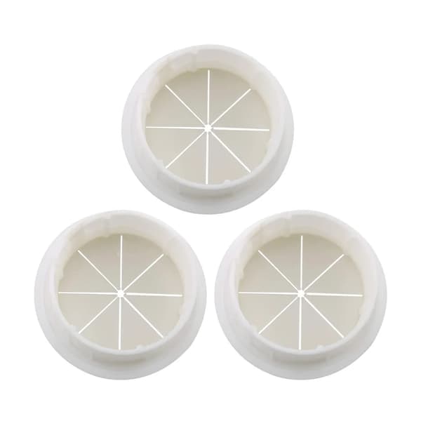50/60 mm fleksibel kabelgennemføring i sort plast, 3 stk.