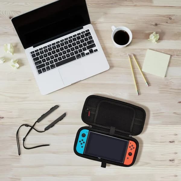 Konsol Hard Shell Bæretaske Sort Oxford Kompatibel med Switch Konsol Tilbehør