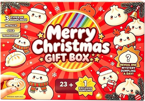 Jule Squishies Julekalender 2026 Nedtælling til Voksne Christmas Squishies Advent