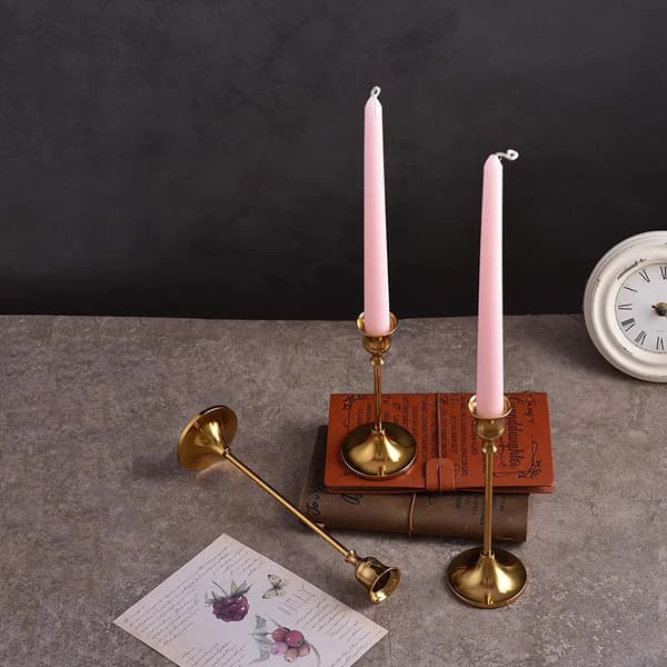 3-delt konisk lysestake Taper Candle Holders