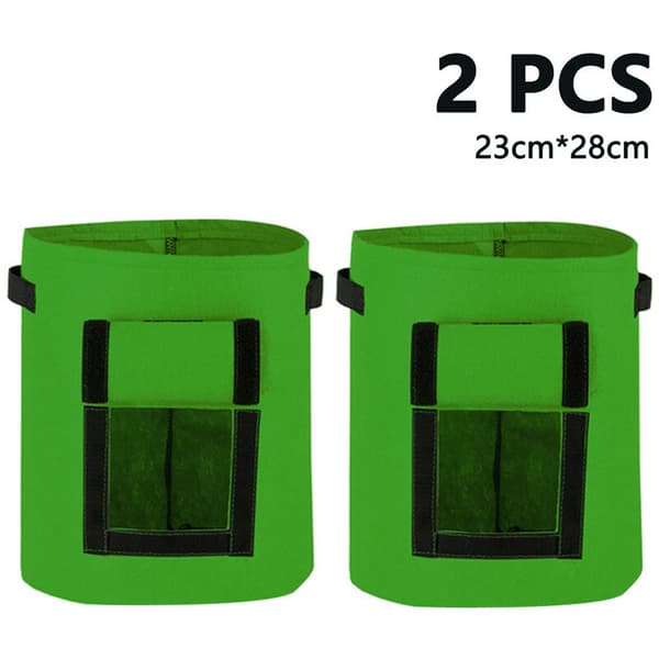 Växtodlingspåse med fönsterhandtag 5 Gallon 23x28cm 2st