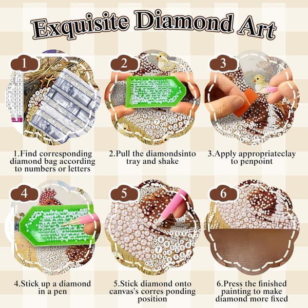 Wave Perle Diamond Art Sæt til Voksne 5D DIY Håndværk Vægdekoration 成人5D 钻石艺术珍珠绘画套件,DIY 波浪钻石艺术套件