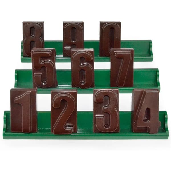 Silikone Bogstav Nummer Chokoladeform Kagebagning 20,5x11x2cm 1 stk