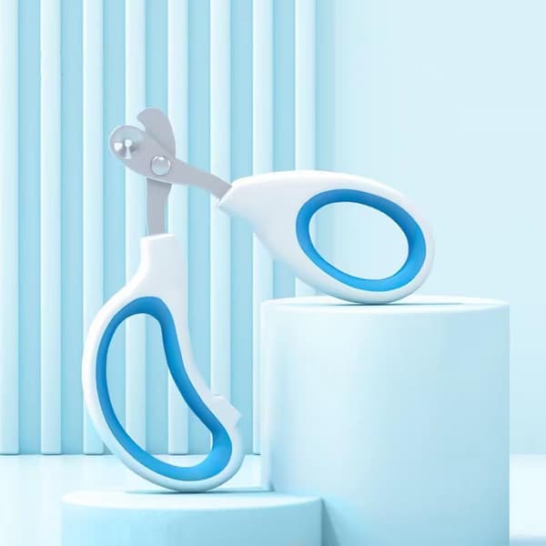 1 st blå nagelklippare för husdjur blauw 1 stuk -