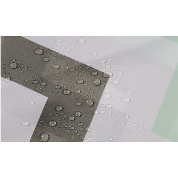 Antibakteriell duschdraperi i tyg Vattentät Mögelresistent Polyester Maskintvättbar 180x180cm