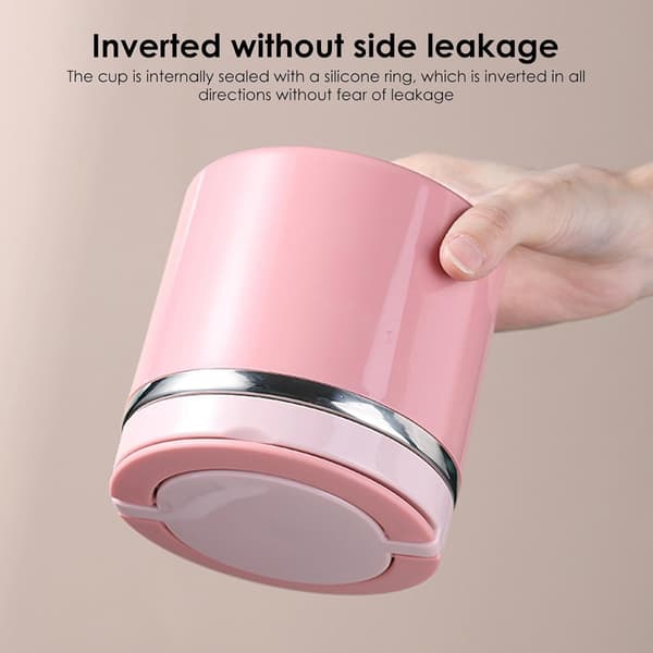 1 stk - 630 ml stor isolert matbeholder roze 1 stuk -