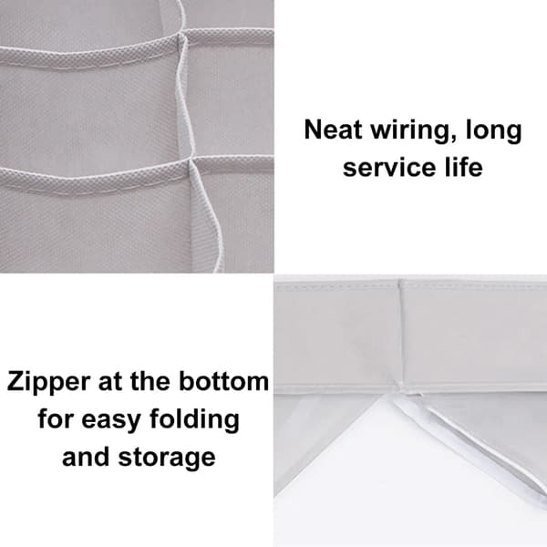 Underklädeslåda Organizer 3-pack Garderobsavdelare för BH Strumpor Slipsar Underkläder