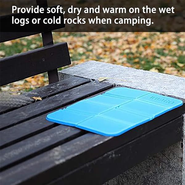 Vikbara sittdynor 2-pack röd blå XPE vattentät isolerad camping picknick vandring
