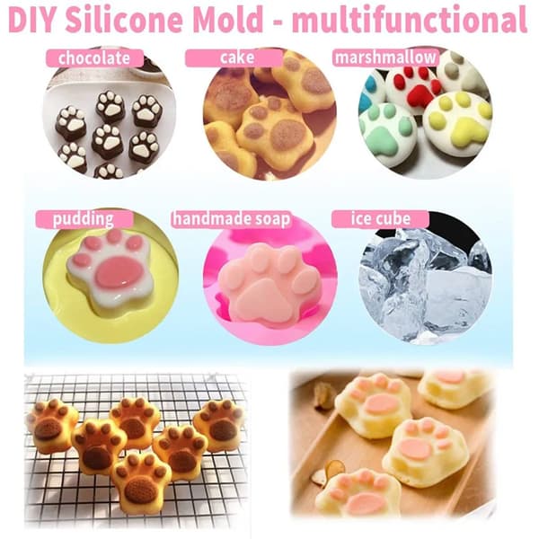Silikoneforme, non-stick fødevaregodkendte silikoneforme til chokolade, slik, gelé, isterninger, hundegodbidder