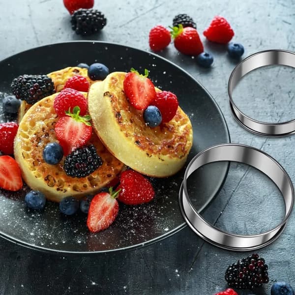 Premium Burgerringer / Dessertringer 6 Stykker