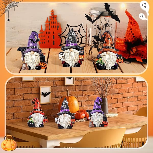 3 stk Halloween Nissefigurer Borddekorasjon 3 pcs