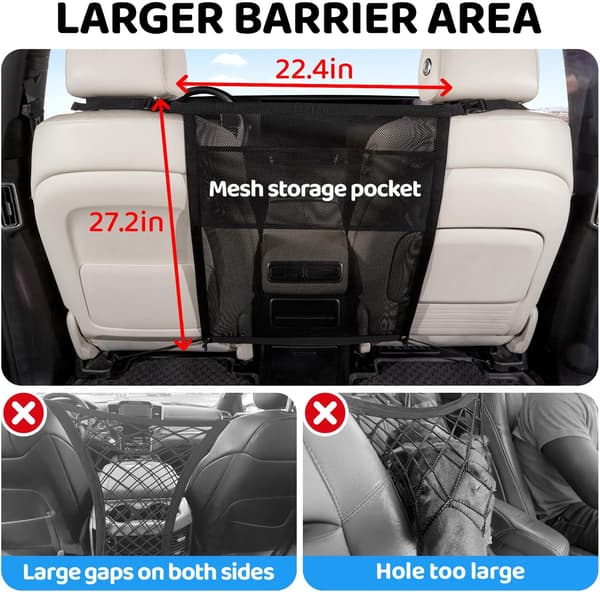 Bil kjæledyrbarriere Car Pet Barrier