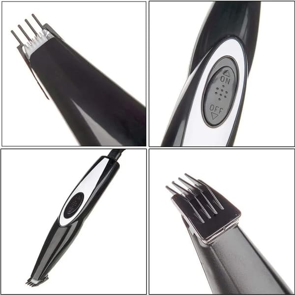 Kæledyrsklipper Sort ABS Keramiske Stålblade USB-opladning 5 timer til ca. 60 min. brug