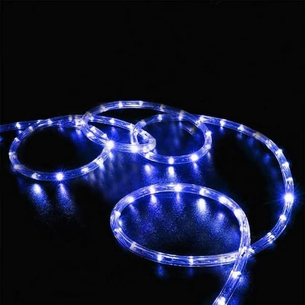 100LEDs rörslinga, IP65 vattentät 12m solcellsslinga koppartråd julbelysning för bröllop trädgårdsfest utomhus
