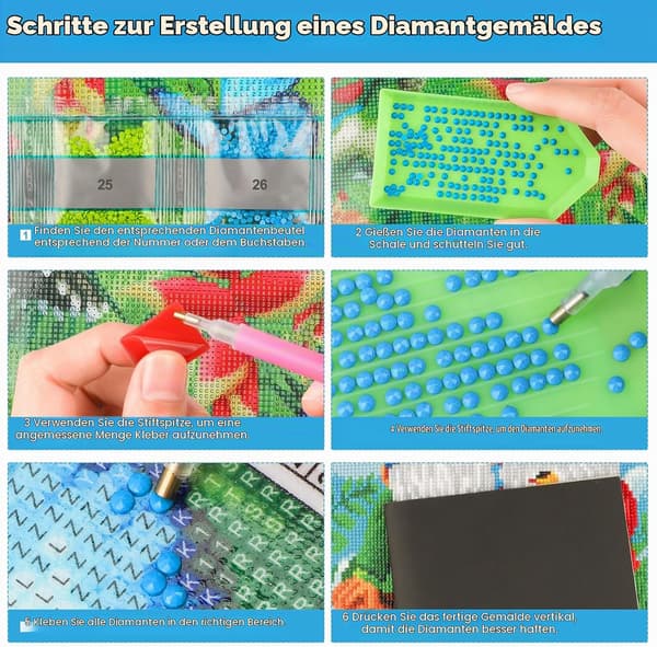 5D Vinterbjørn Diamantmaleri Kit, 30 x 40 cm, DIY Veggdekor QENSPE 5D Diamond