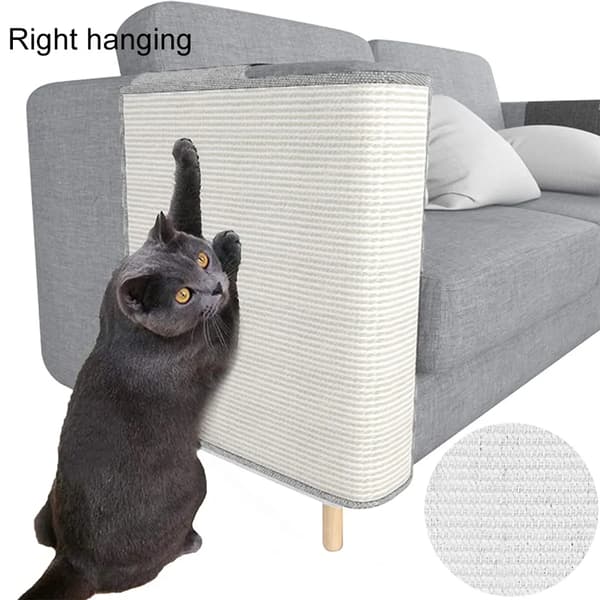Katteskrapematte til sofa, 1 pakke 51x36x52 cm Sisal Dobbeltsidig Sofa Lenestol Beskyttelse