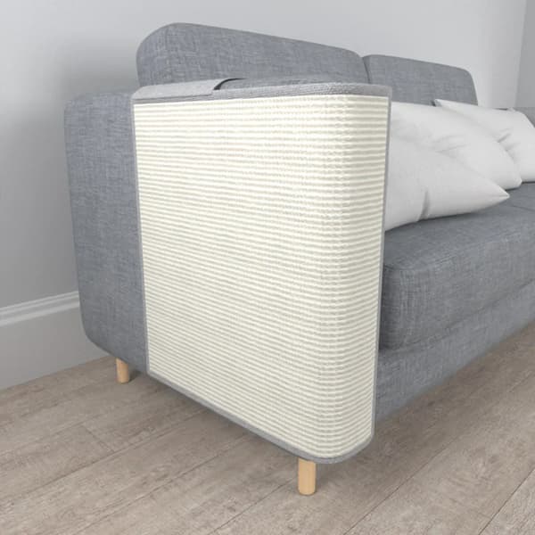 Katteskrapematte til sofa, 1 pakke 51x36x52 cm Sisal Dobbeltsidig Sofa Lenestol Beskyttelse