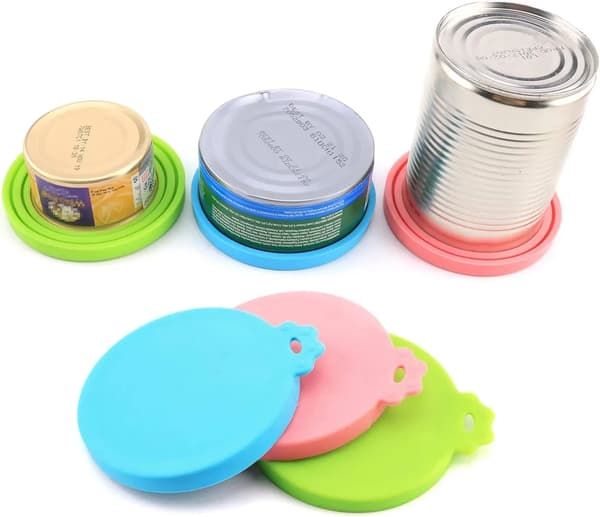 3 silikonlock för husdjursmat, universell storlek för våtfoder till hund och katt, fräsch försegling