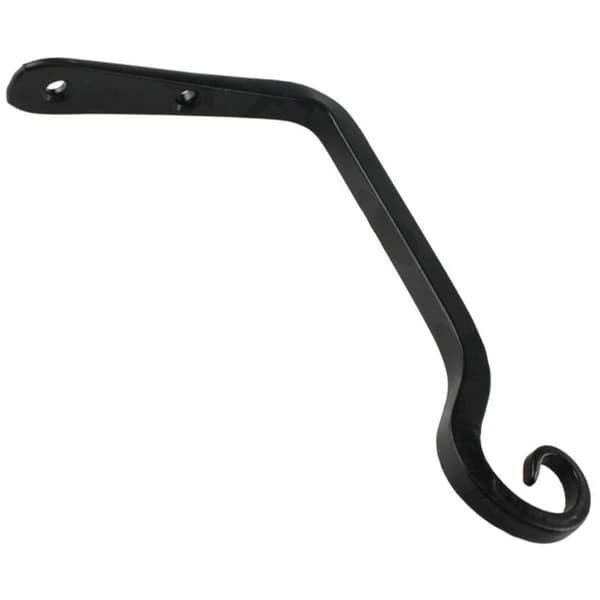 Väggkrok i svart smidesjärn, 2-pack