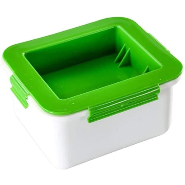 Tofupresse Vannfjerner i PP-materiale 16x14x8.5cm Grønn 1stk