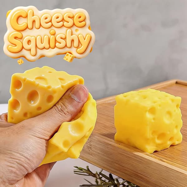 Ost Squishy Stressavlastningsleksak