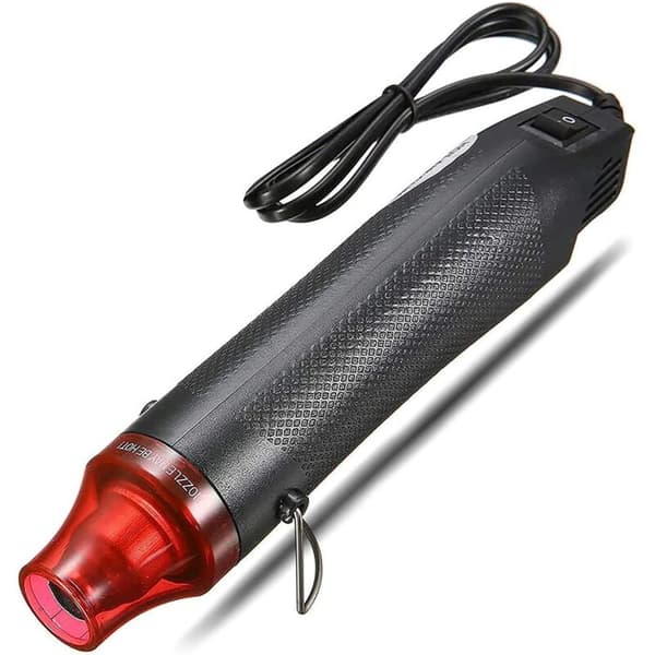 Håndholdt Mini Varmepistol 2m Ledning ABS-hus Ca. 200°C til Krympeplast Ler DIY Håndværk