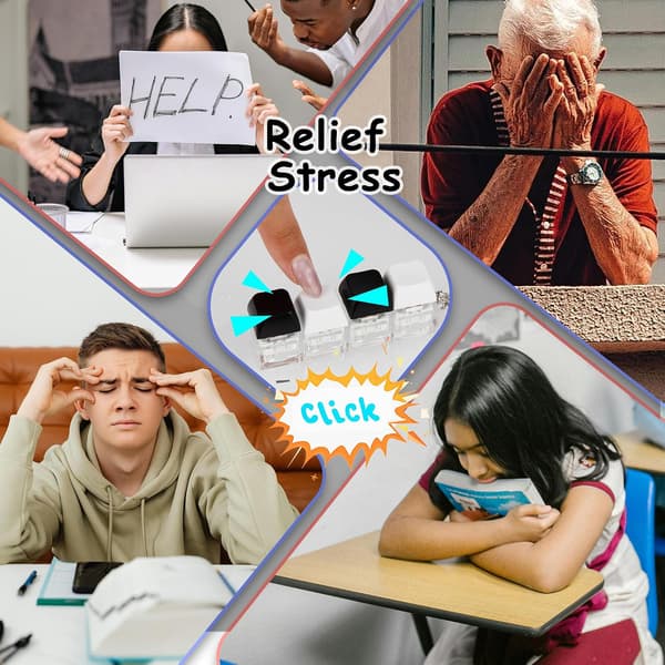 3-pack tangentbords-fidgetleksak nyckelring stresslindring