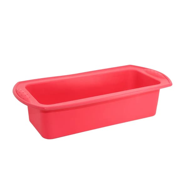 Silikoninen leipävuoka, n. 27×13×6.5cm, punainen Silicone Loaf Bread