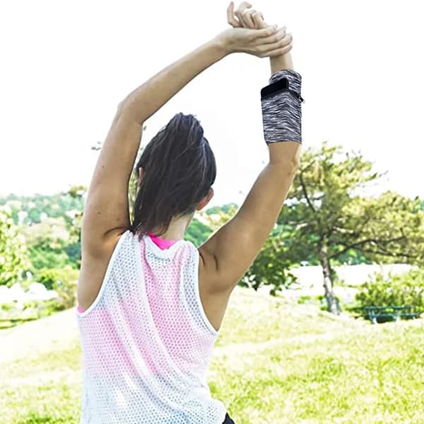 Sports Telefon Armbånd Løb Håndleds Etui Elastisk Overarm Nøgle ID Holder Multi