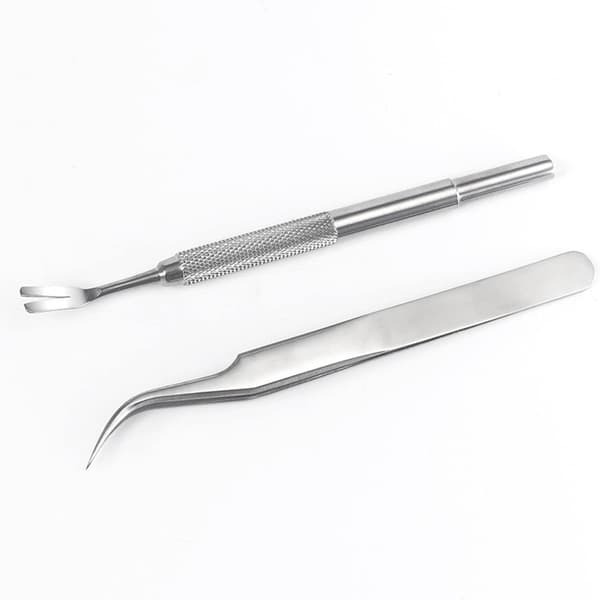 Flåttfjerningsverktøysett i rustfritt stål Tick Remover Tool