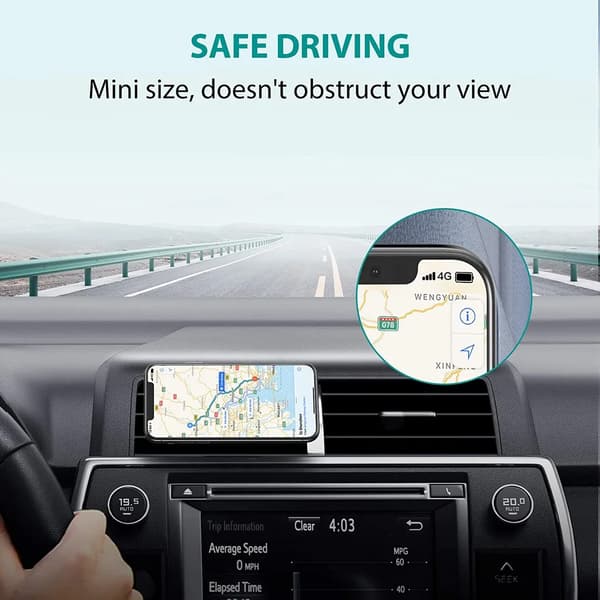 Magnetisk Bilventiltelefonfeste 360 Rotasjon Universell Smarttelefon GPS-holder