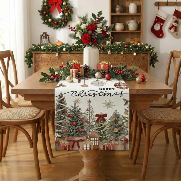 Julbordslöpare 13×72 tum Christmas Table Runner