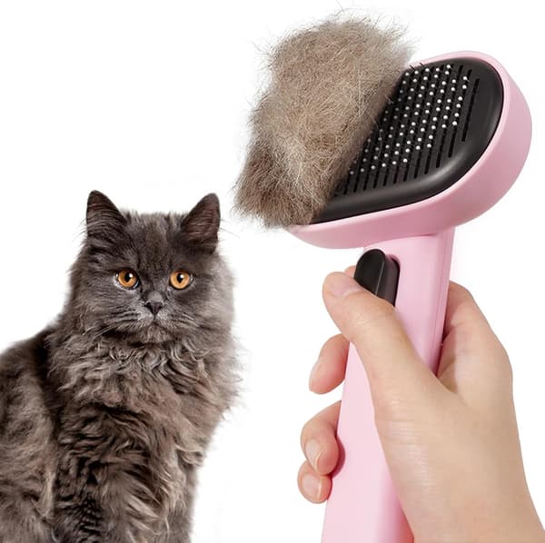 Kattborste för fällning Innekatt Långt Kort Hår Universal Husdjursborste Cat Deshedding Comb