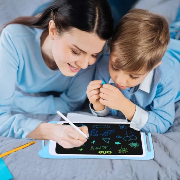8,5 tommer farve LCD-skriveplade E-tegnebræt One-Touch Slet Lås Bærbar Børn