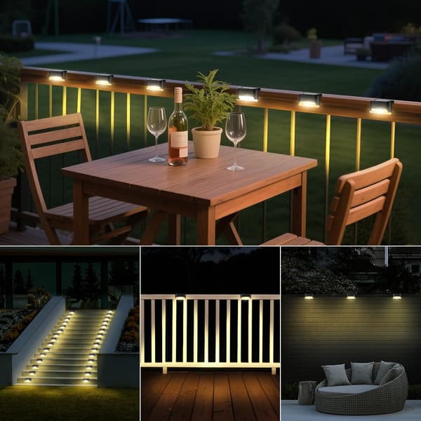 8-pakning Solar LED Utendørsbelysning Zwart 8-Pack - Solar