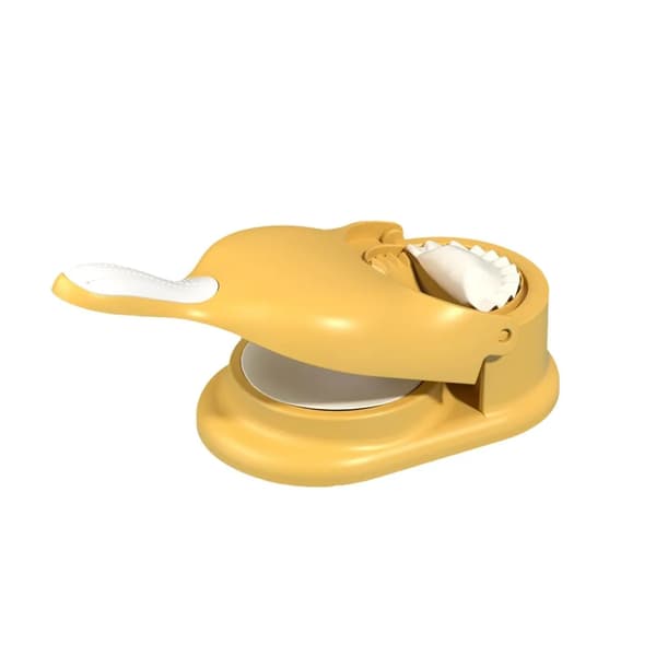 2-i-1 Dumpling Maker Press Skalform Livsmedelsgodkänd PP Halkfritt Handtag 1st