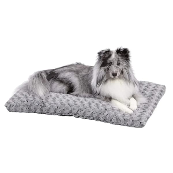 Vaskbar kæledyrspude 1 stk. 90×65×5 cm Grå Tyk Fyldseng til hunde og katte