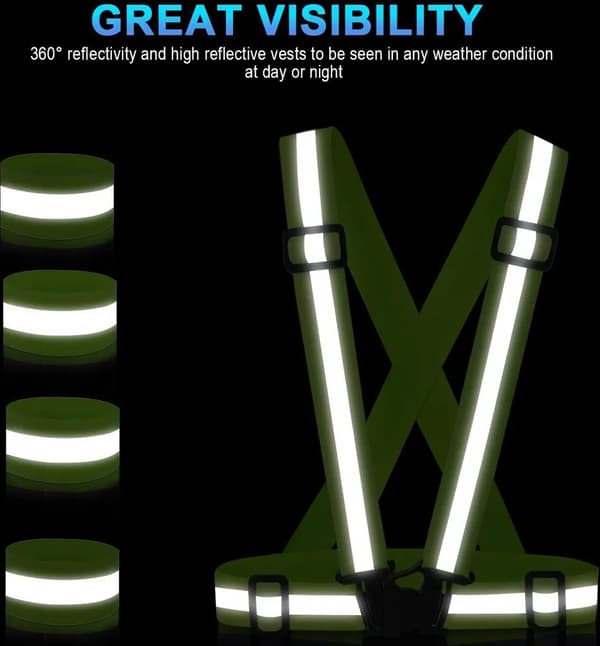 Reflekterende sikkerhetsvestsett Reflective Safety Vest
