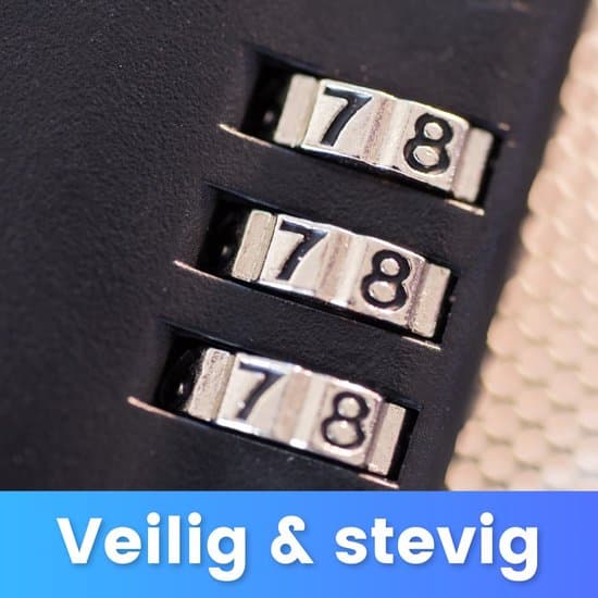 2-pack TSA-kabellås, 3-siffrig kombination, svart, 12 cm stålkabel