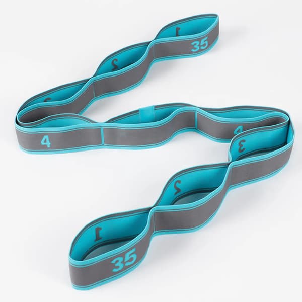 Multi-Loop Strækrem Yoga Pilates Fysioterapi Hjemmefitness Ikke-elastisk Bånd ~110cm