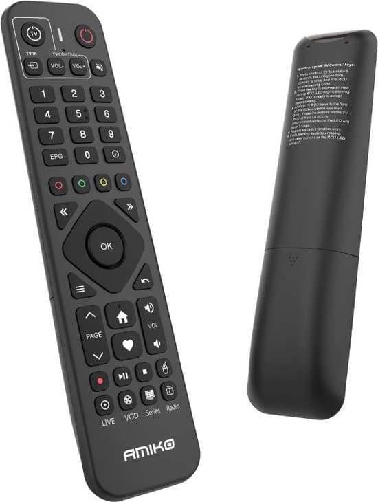 Amiko Android-kaukosäädin IR-kaukosäädin V2 Amiko Android Remote