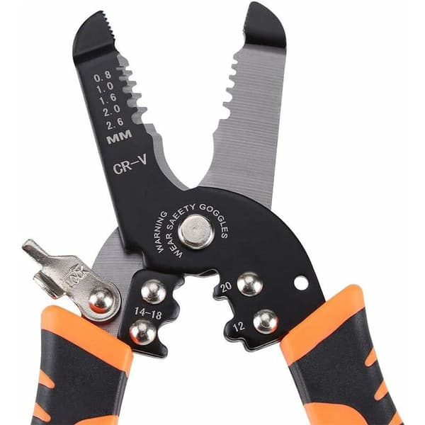 Automatisk avisoleringstang 180 mm 32 mm kjeve manganstål sklisikkert grep avisoleringskutter multifunksjon