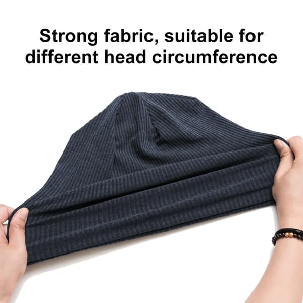 Unisex Strikket Beret Lue Blå Løs Uformell Hatt Hode 56-60 cm