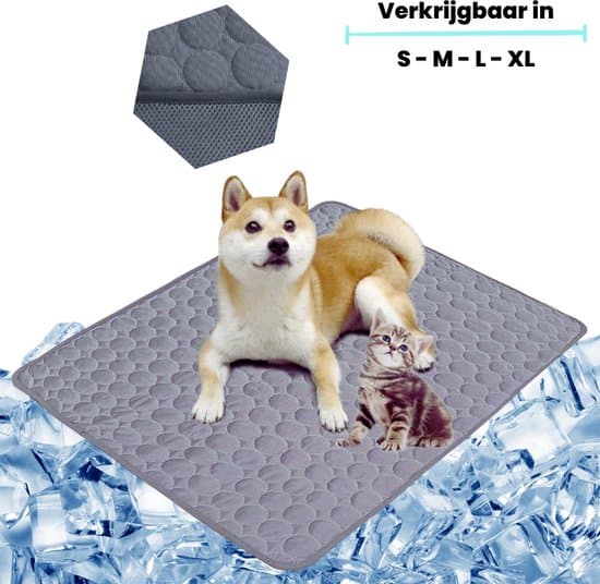 70 x 55 cm kjølematte Koeldeken Voor Hond