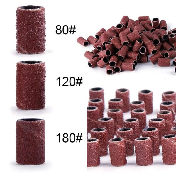 100 st sandpapperssortiment nagelfilsfästen nagelvårdsdesign