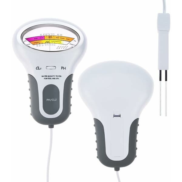 Bärbart vattentestkit pH och klor akvarium pool spa fontän kranvatten 1 set