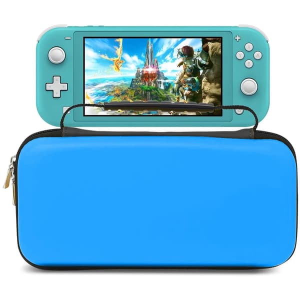 Switch Lite Bæreveske Blå EVA Hardt Skall Bærbar Reise Kompatibel med Switch Lite