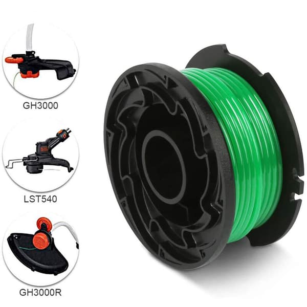 Black and Decker SF-080 Trimmer Line Spool 6 stk AFS Auto Feed AFS-system bruker sentrifugal Fungerer som originale spoler Kompatibel med de fleste BLA